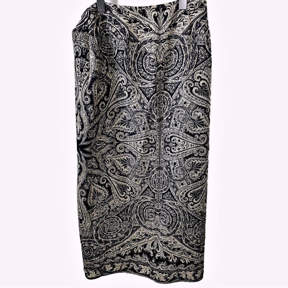 Emanuel Ungaro, Roman Paisley Draped Wrap Skirt